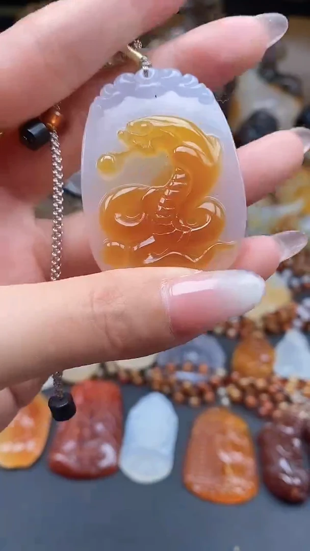 【闪购商品】玛瑙/玉髓颈饰未镶嵌dd