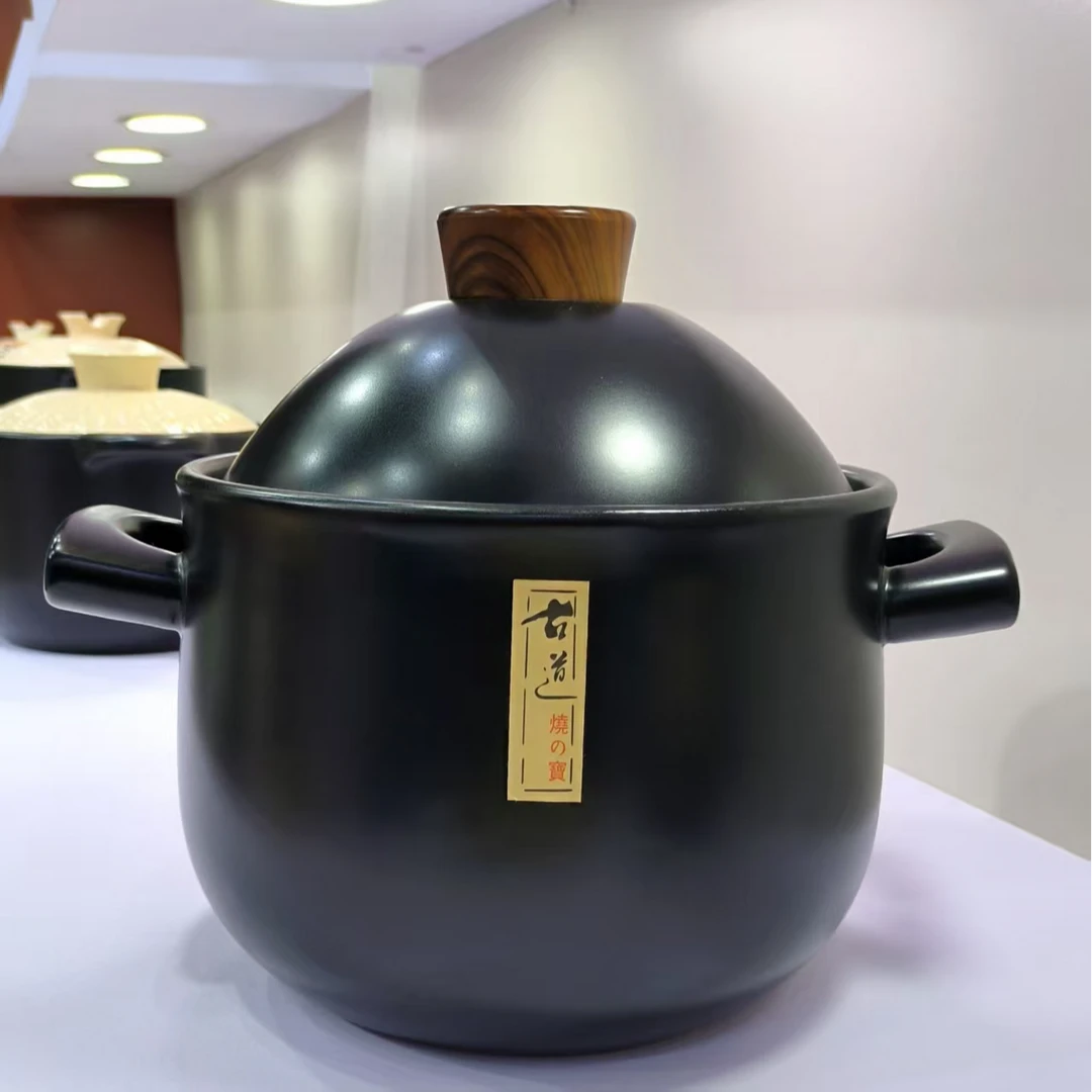 【工厂直发】家用陶瓷砂锅 大肚煲炖锅煲汤锅 微压锁水更能装