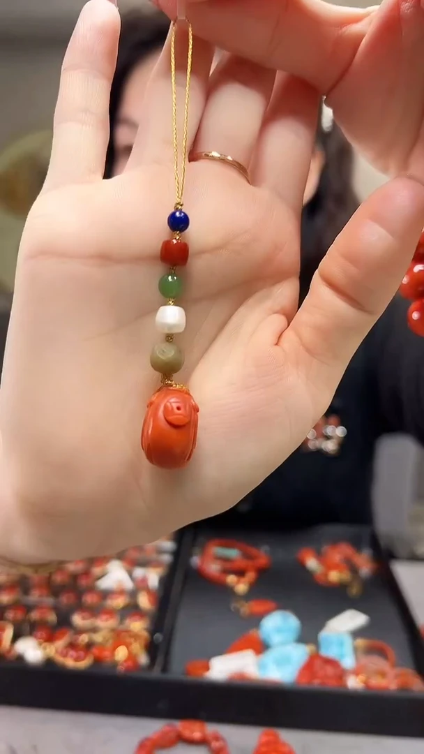 【闪购商品】南红玛瑙手机链未镶嵌/YJ