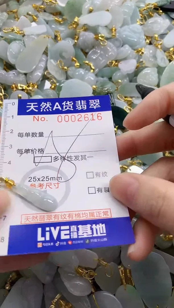 颈饰未镶嵌翡翠天然A货翡翠