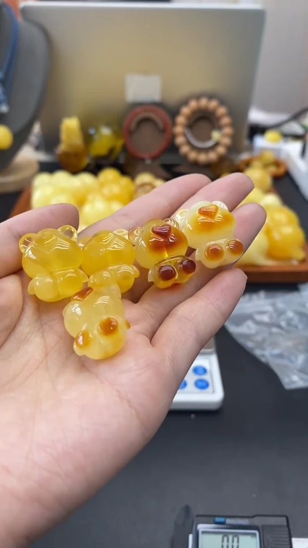 琥珀未镶嵌珠宝奇石2846多样性发其一默认有瑕