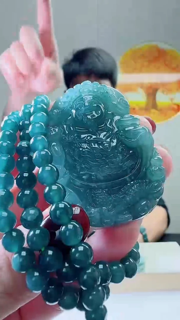 颈饰未镶嵌翡翠天然A货翡翠  多样性随机发其一