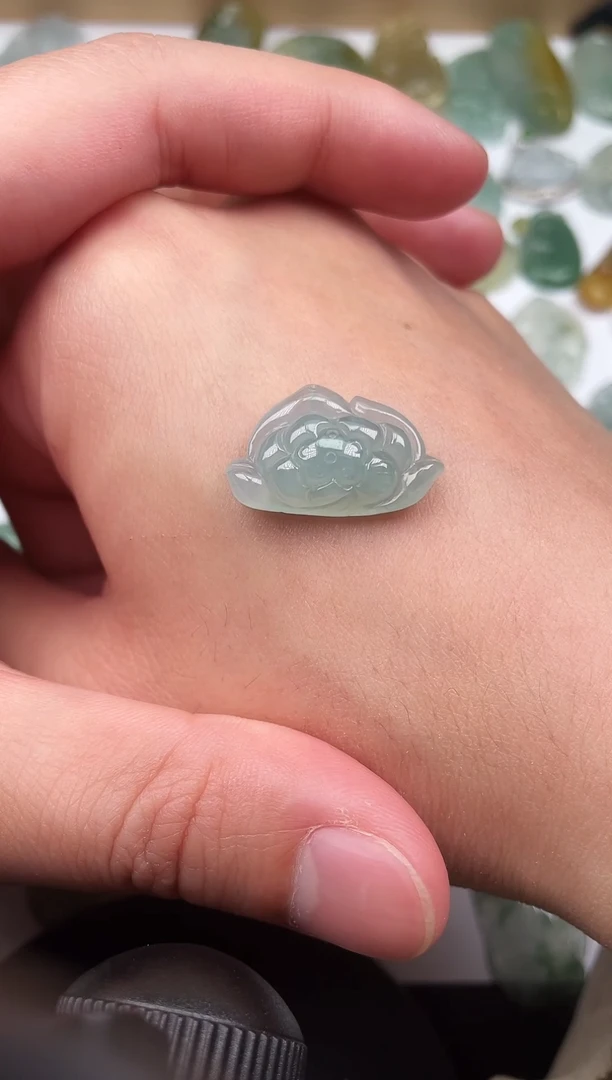 颈饰未镶嵌翡翠天然翡翠A货