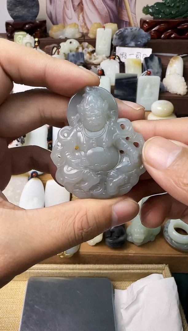 【闪购商品】和田玉颈饰未镶嵌黄财神