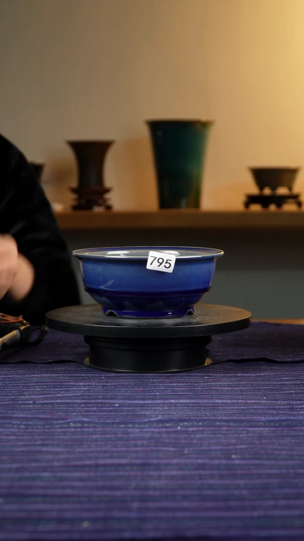 795海水蓝花盆7.5/6.5/18/15