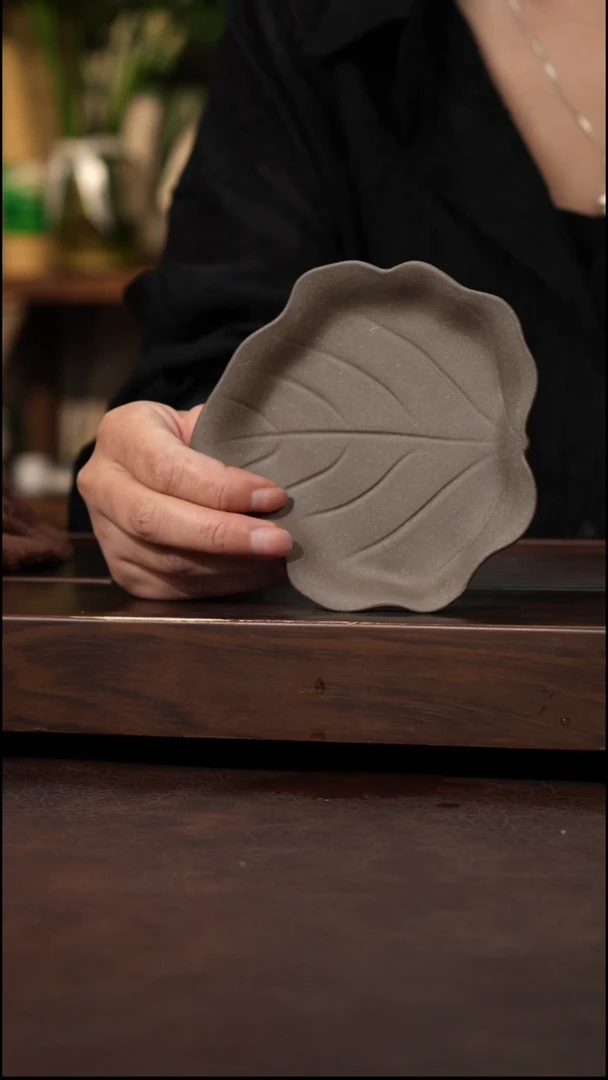 茶壶紫砂青段树叶壶承