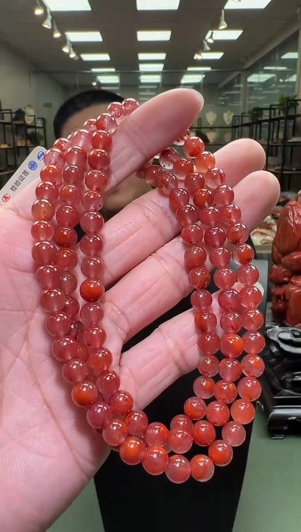 【闪购商品】南红玛瑙多圈手串未镶嵌一条6mm+ 多样性发货