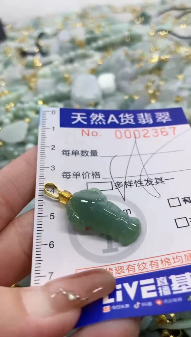 颈饰未镶嵌翡翠天然A货翡翠