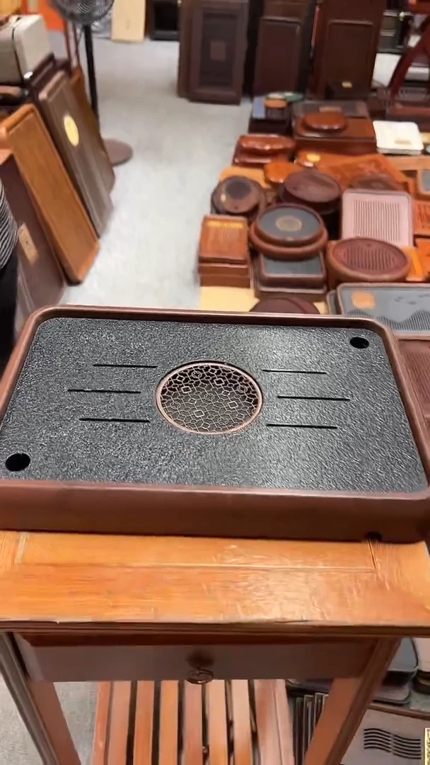 新款福利石材长39CM*宽24CM茶盘送管