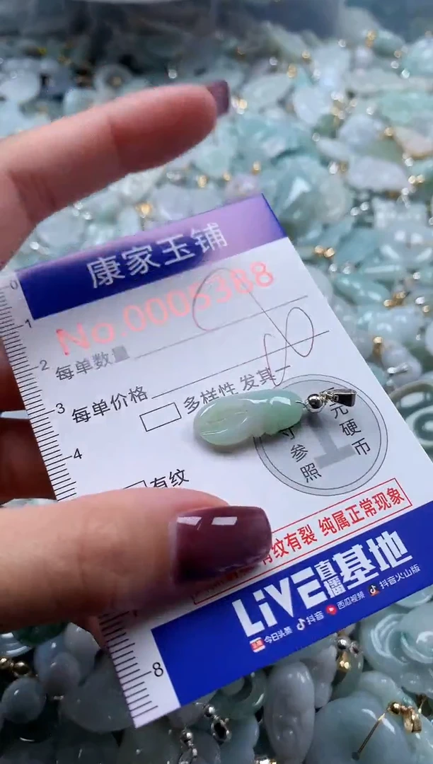 翡翠未镶嵌吊坠(不含链)5388