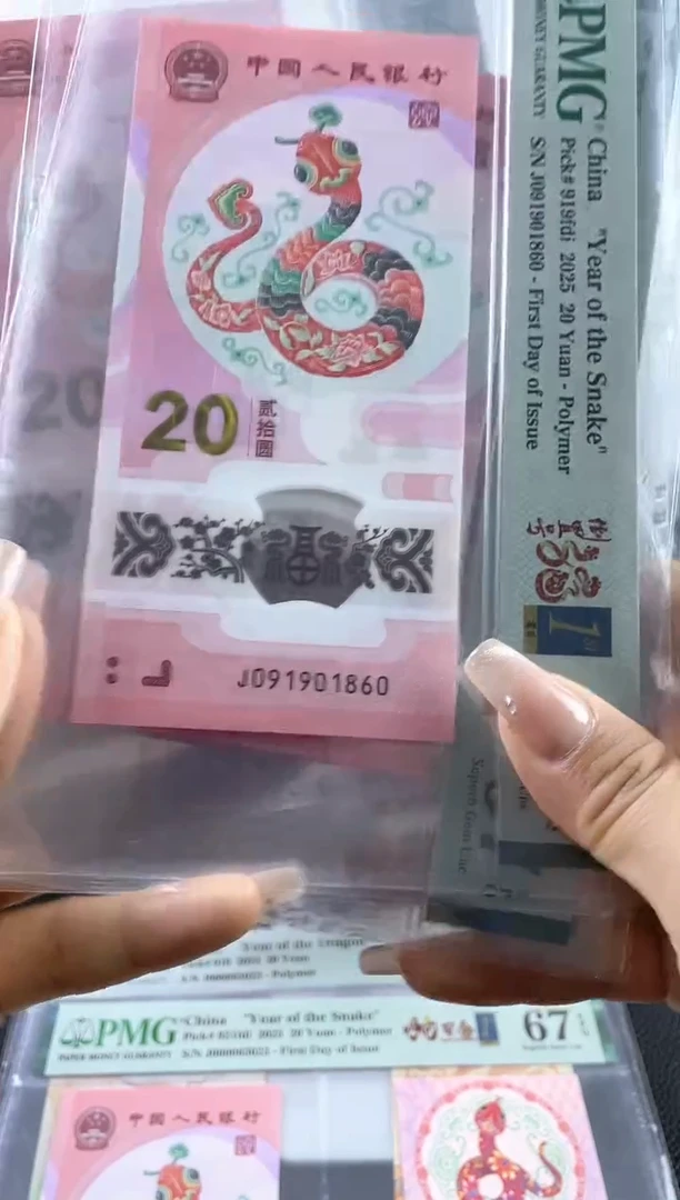 蛇钞倒置号金兰首日标67分