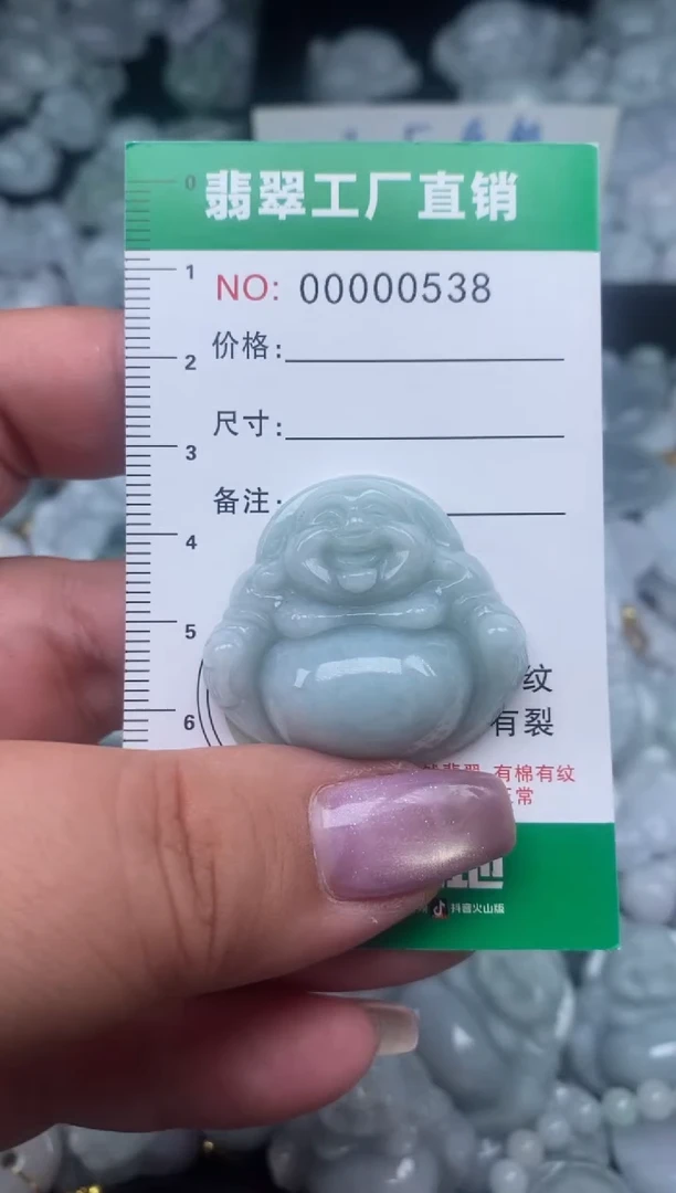 翡翠未镶嵌颈饰天然A货翡翠0538