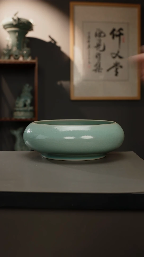 【闪购商品】杯仿古釉原矿  圆钵洗