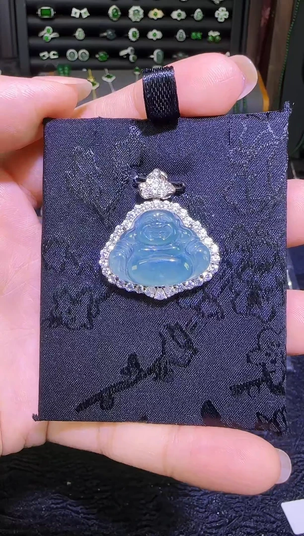 吊坠(不含链)未镶嵌翡翠天然翡翠A货 佛公1