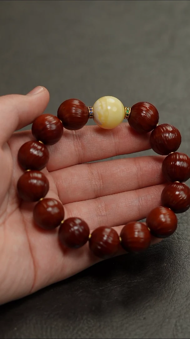 手串橄榄核一****花橄榄核