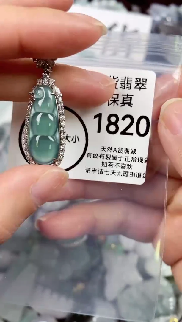 【闪购商品】翡翠颈饰未镶嵌天然A货翡翠1820
