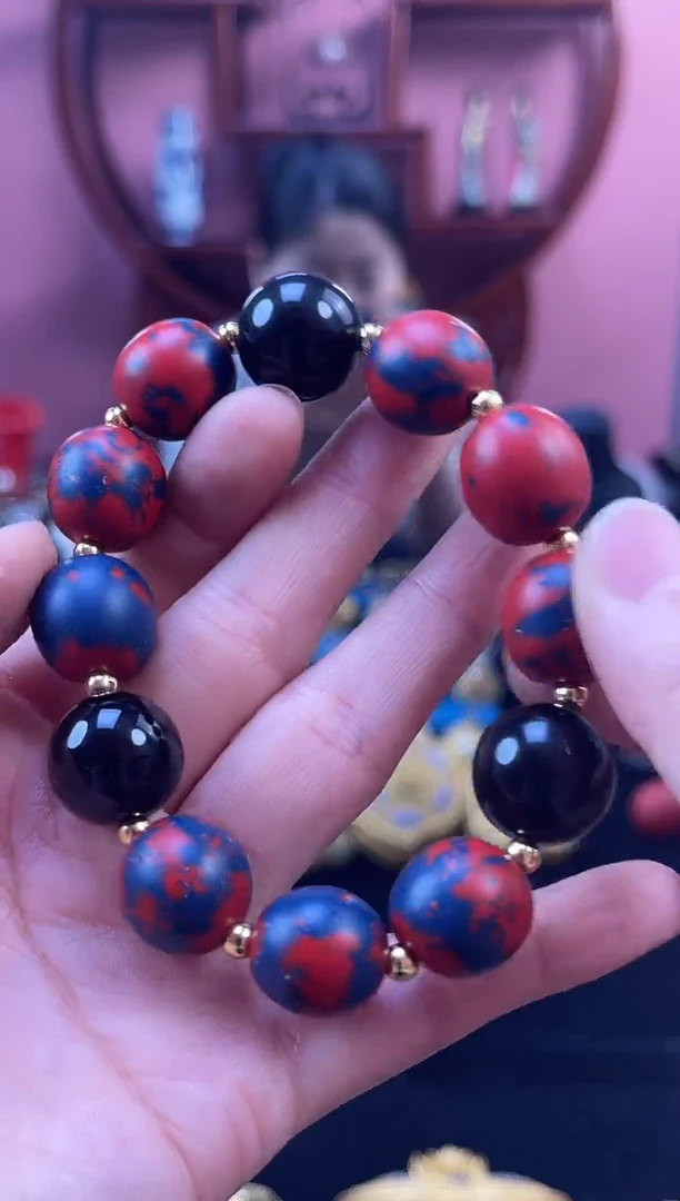 非遗大漆雕漆 手串