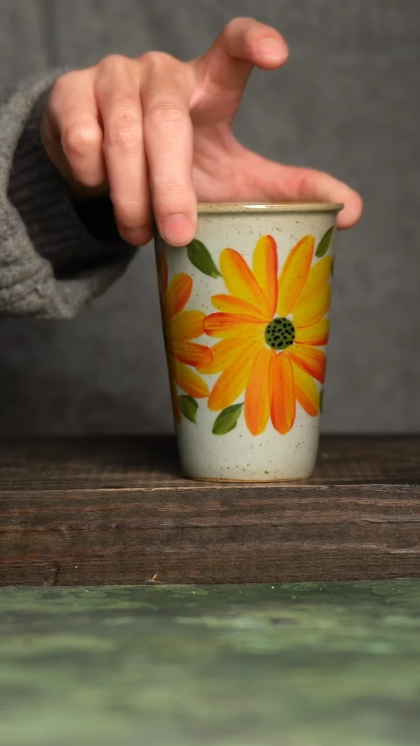 【闪购商品】杯青诗手工手绘瓷器