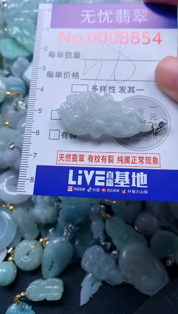 颈饰未镶嵌翡翠8854