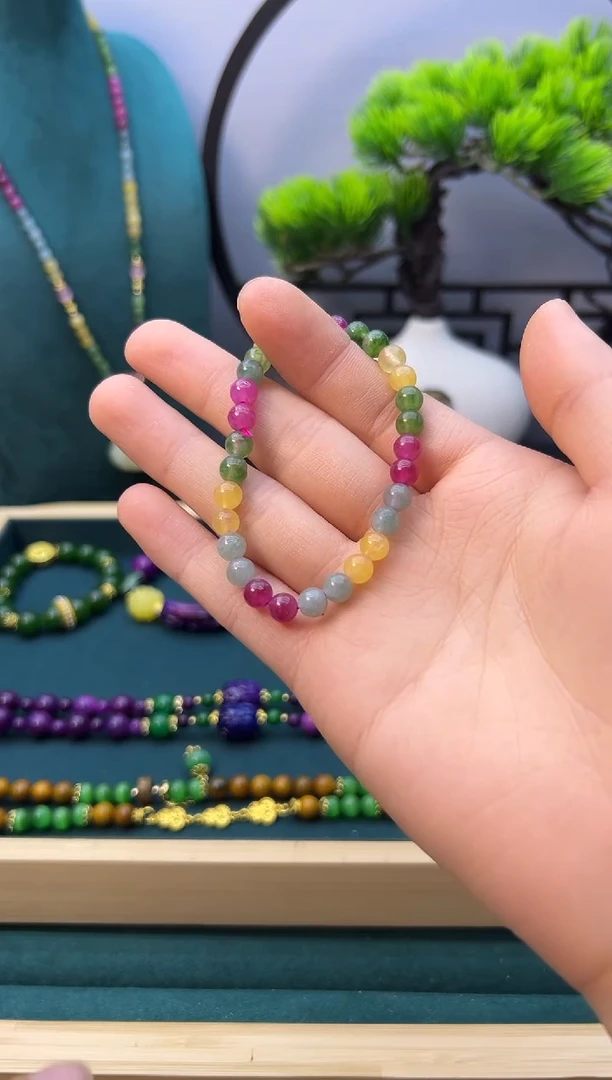 【闪购商品】碧玺耳饰14K金镶嵌S157