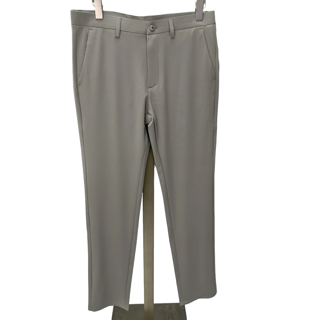 飒沃MK2268卡其灰弹力男裤舒适直筒时尚夏季