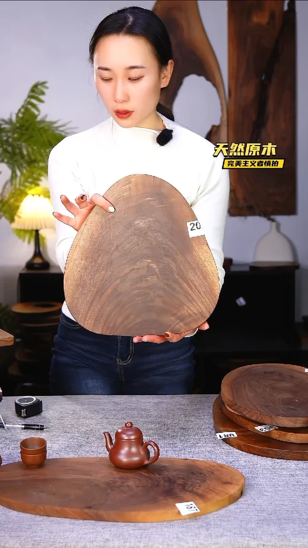 木北美黑胡桃原木.干裂疤结不属于商品质量问题完美主义者慎拍
