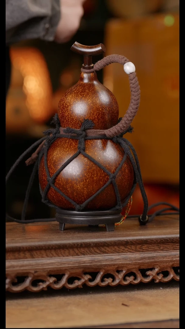 205号精品天然大漆酒葫芦一物一拍~