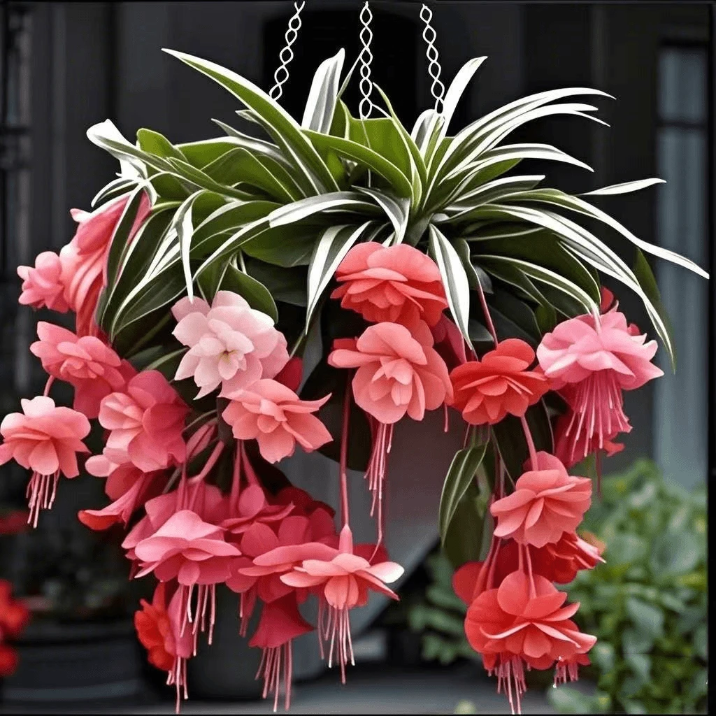 【四季可种】垂丝吊兰大花重瓣浓香型球根盆栽室外耐寒耐热花卉绿植