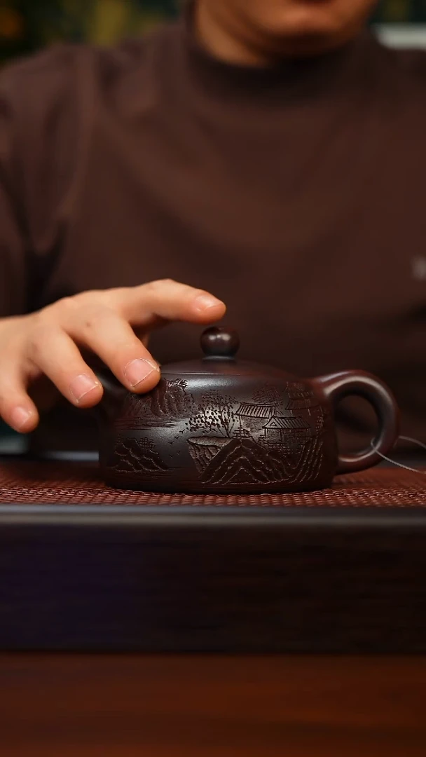 茶壶紫砂原矿紫砂手工茶壶
