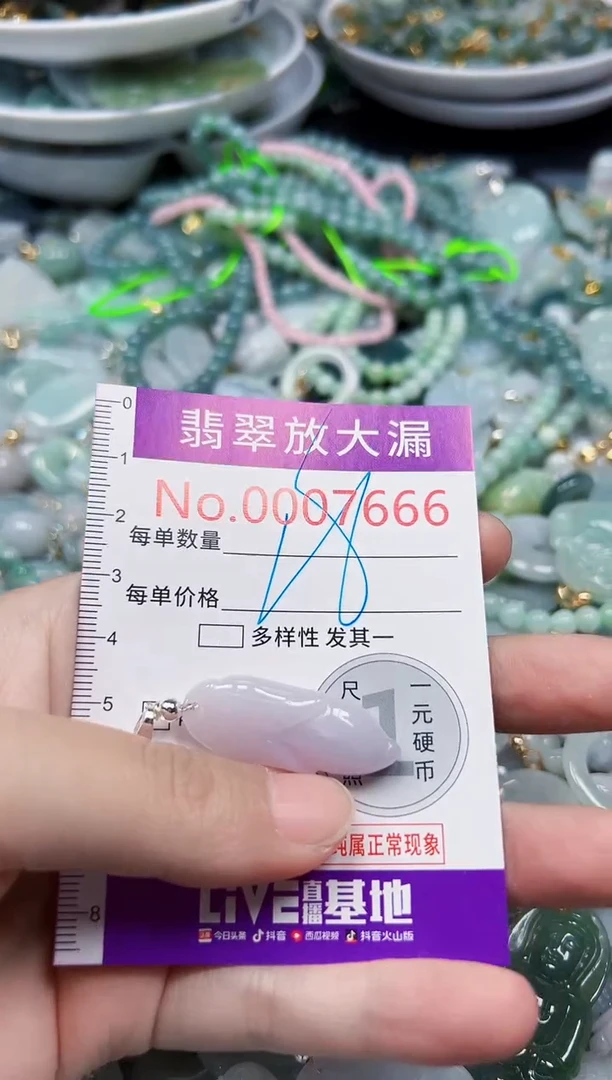 颈饰未镶嵌翡翠7666