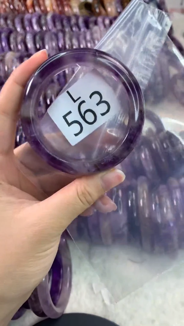 【闪购商品】水晶水晶手镯L未镶嵌563-55