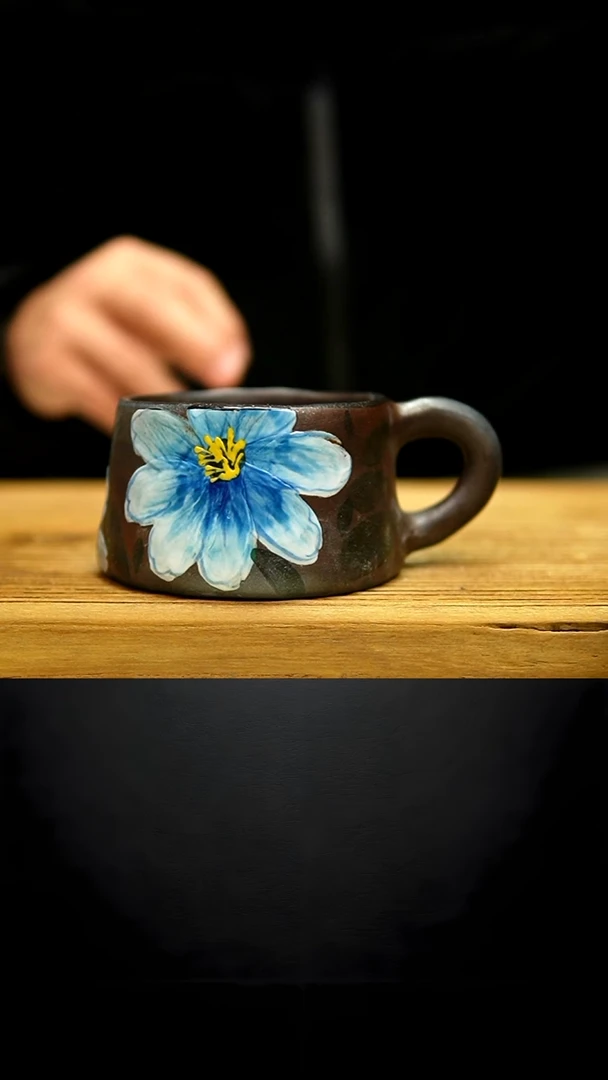 @@陶园瓷舍@@纯手工手绘@高温釉下彩