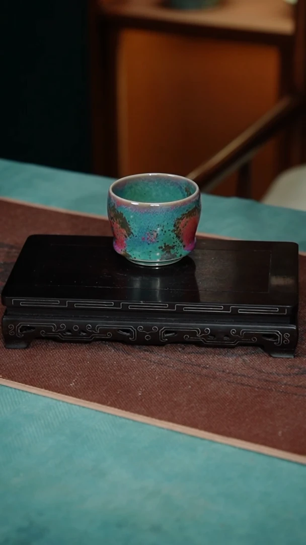 【闪购商品】203-1金刚杯（炉钧釉）1