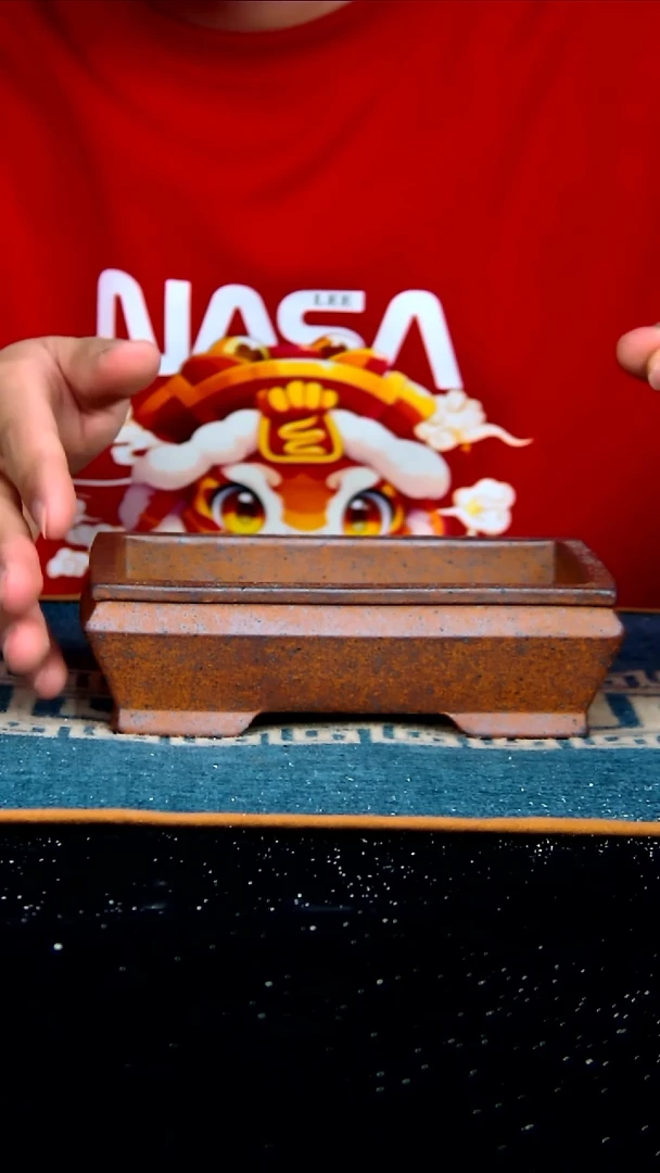 【闪购商品】紫砂花盆14*9*3内径紫砂花盆