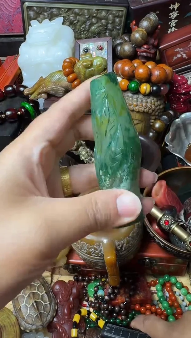 未镶嵌岫岩老玉（透闪石质玉）把件主播推荐：一物一拍，讲解为准！