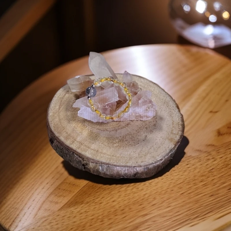 金发晶绿幽灵戒指 天然水晶戒指15元/条