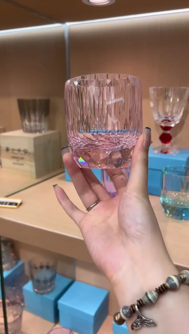 直播间单只 粉色钻杯