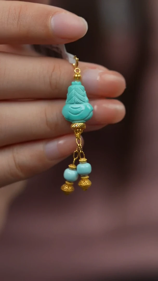 未镶嵌绿松石E108(多样性发一件）吐***鱼滴流