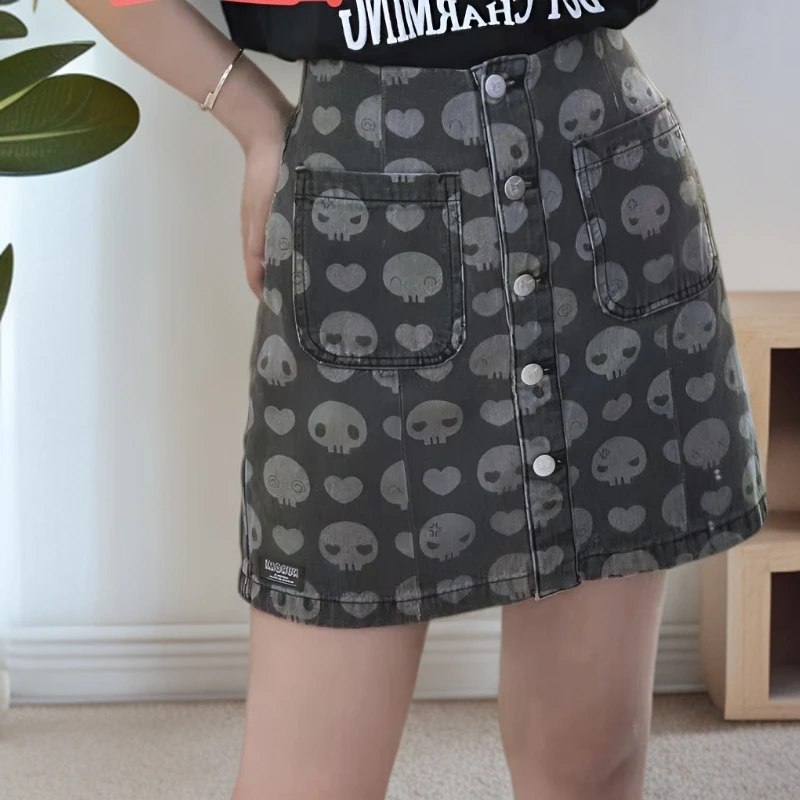 乐家库洛米联名复古短裙剪标无吊牌