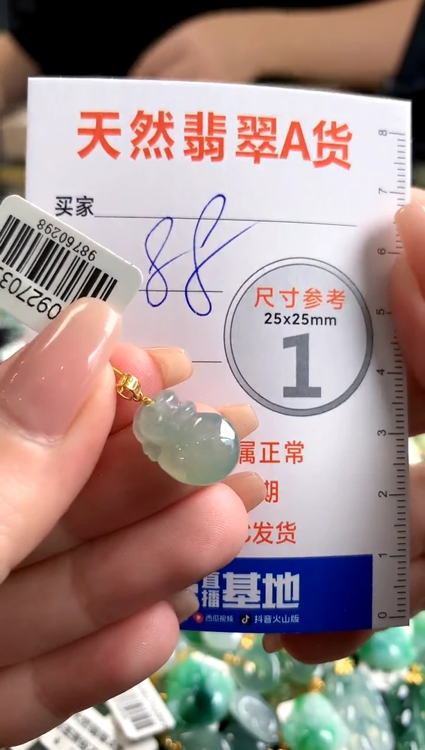 【闪购商品】翡翠颈饰18K金镶嵌14003471