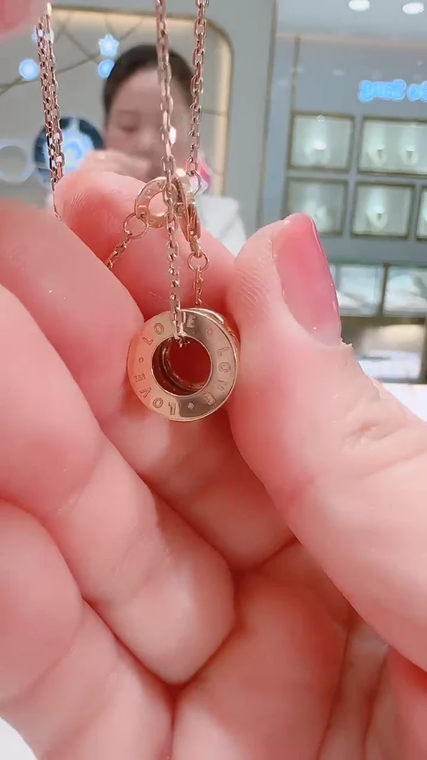 【闪购商品】钻石套链18K金镶嵌18K金套链