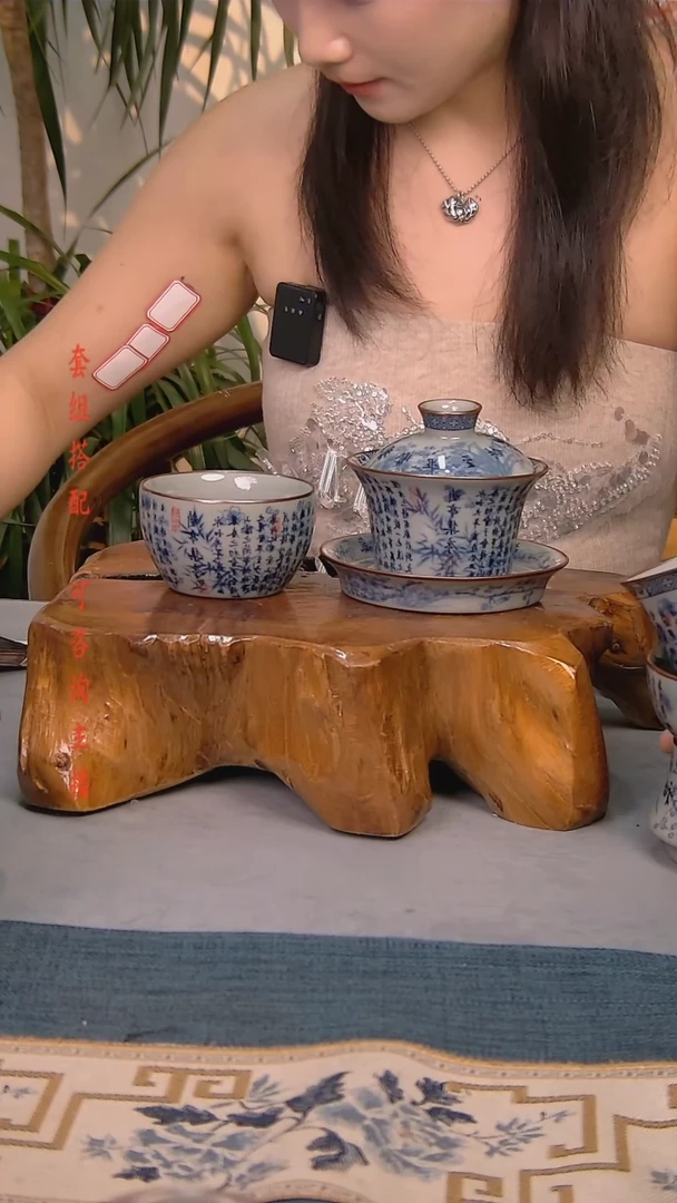 简装家用款2件套 老陶泥开片纹陶瓷茶具