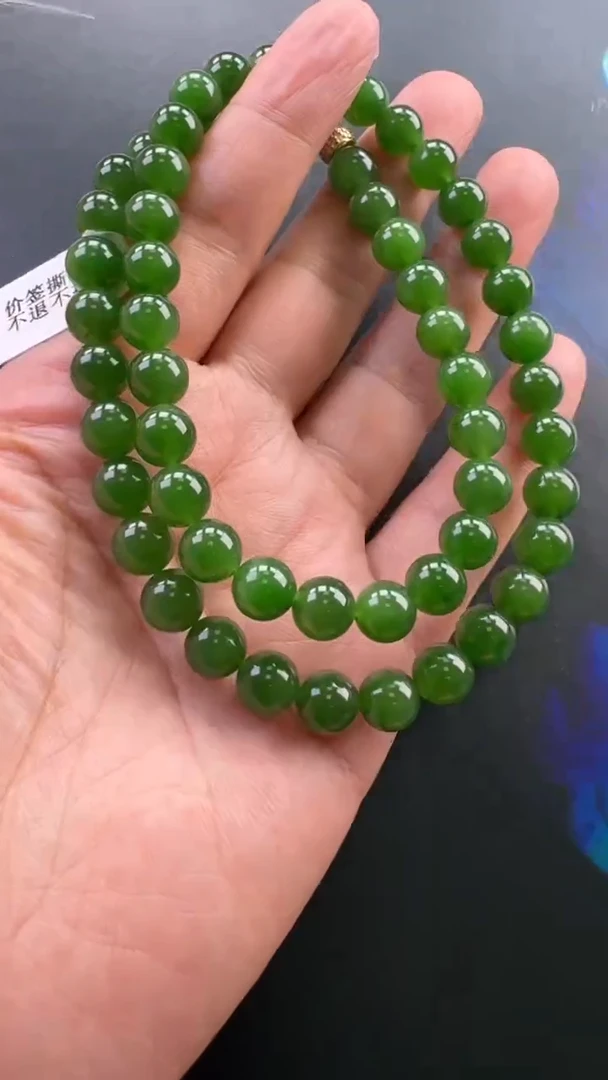 颈饰未镶嵌和田玉项链