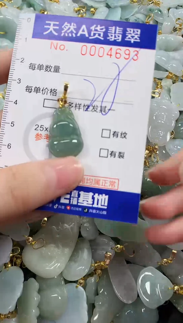 颈饰未镶嵌翡翠天然a货翡翠