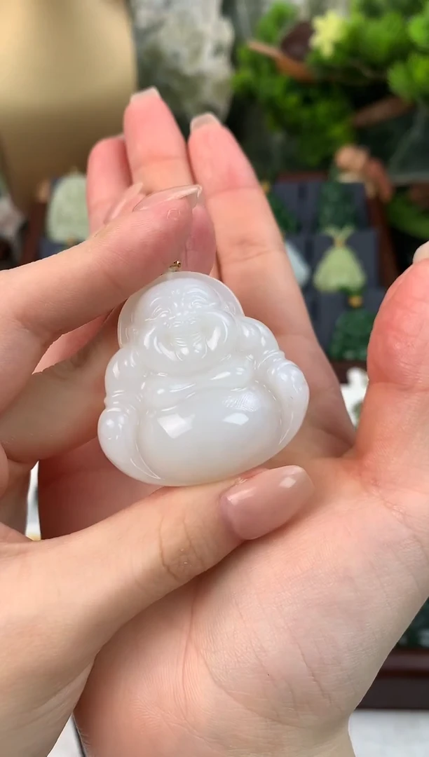 颈饰未镶嵌和田玉吊坠40mm