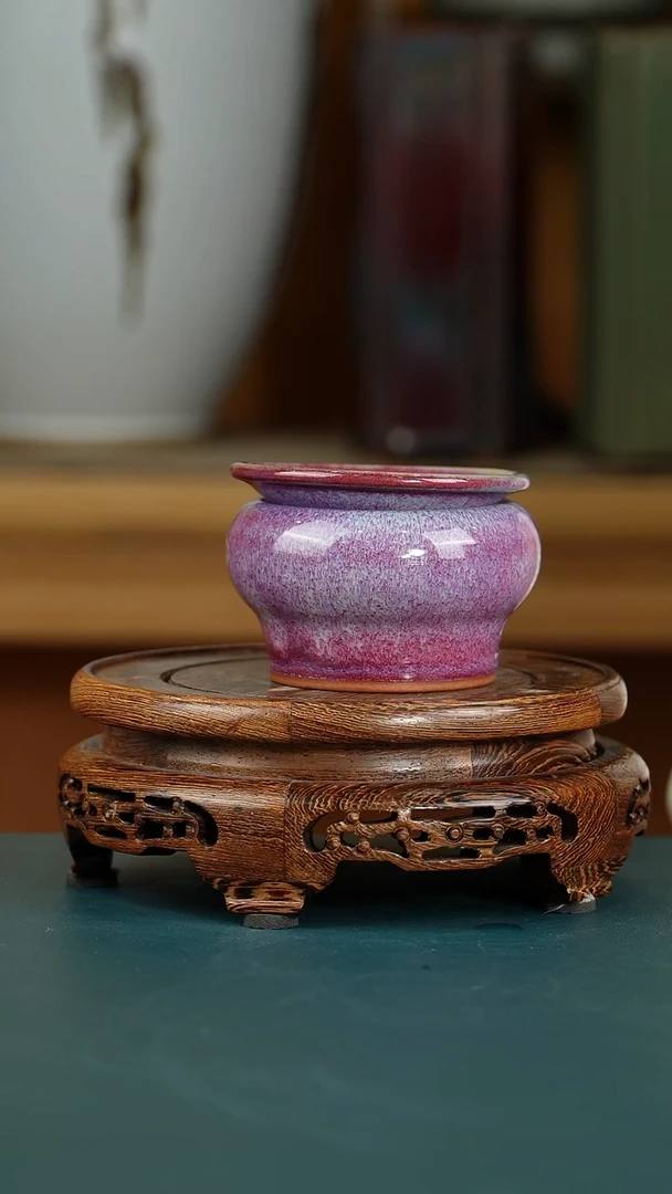 钧瓷茶漏000000000000025