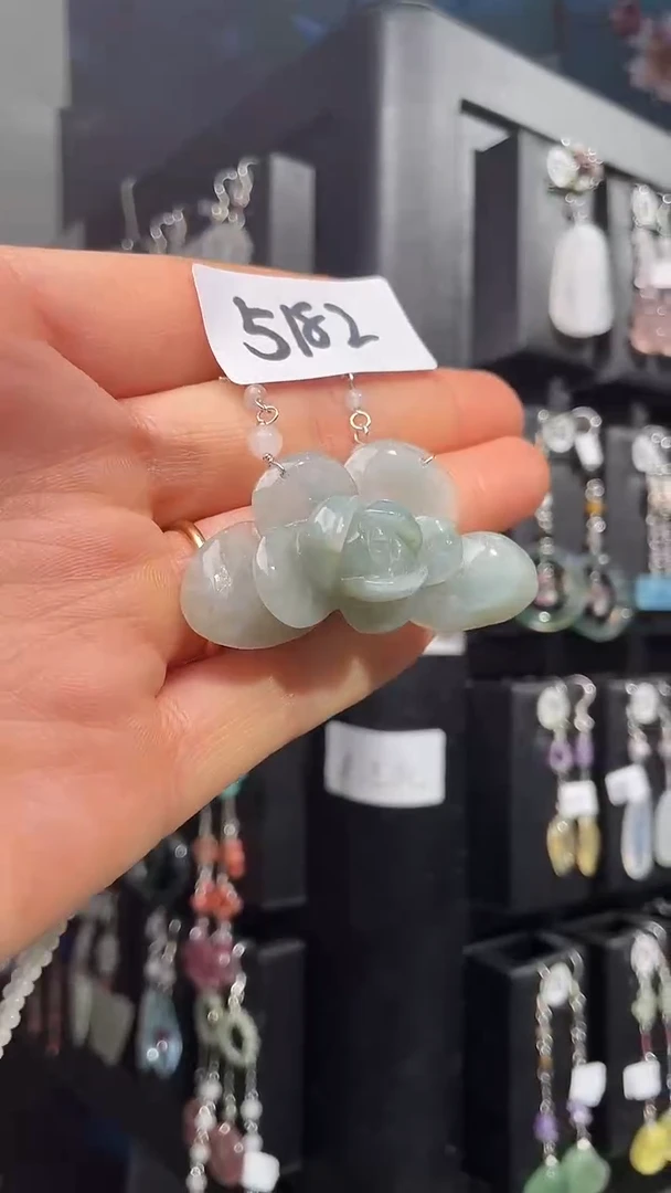 银S925镶嵌耳饰紫晶喜欢拍