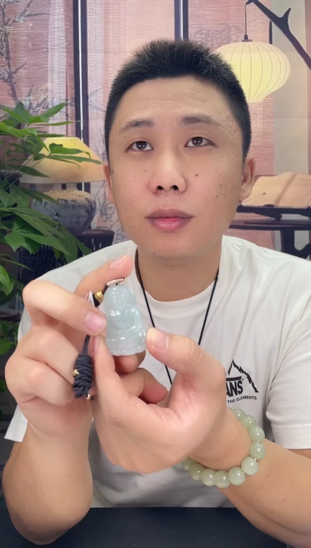 颈饰未镶嵌翡翠ZA031-2G观音+孤品+送同款绳子