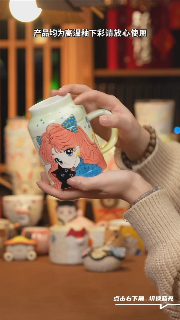 【闪购商品】摆件A490文创纯手工手绘