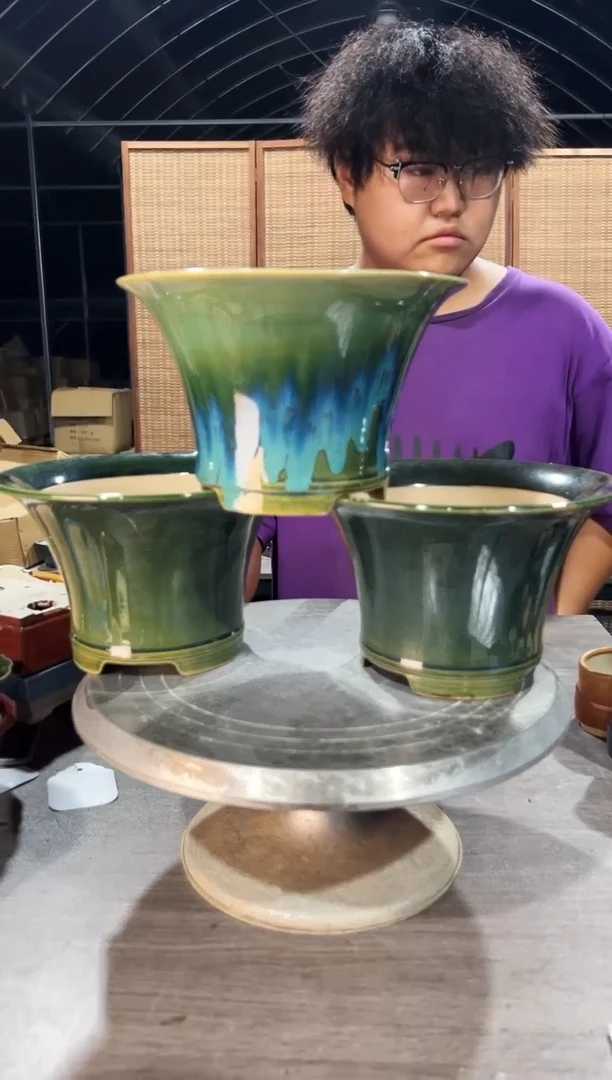 37号高温窑变釉盆2